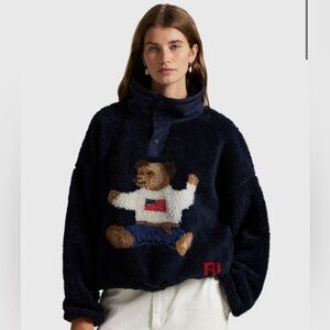 Polo Ralph Lauren Vintage Polo Bear Fleece Sweatshirt XL